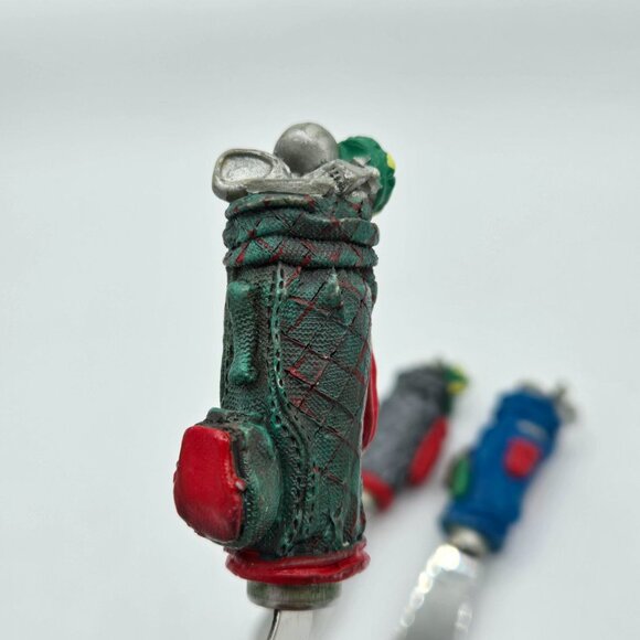 Golf Theme Cheese Spreaders – Set of 3 Golf Bag Butter Knives – Golf Party Decor - Picture 7 of 9